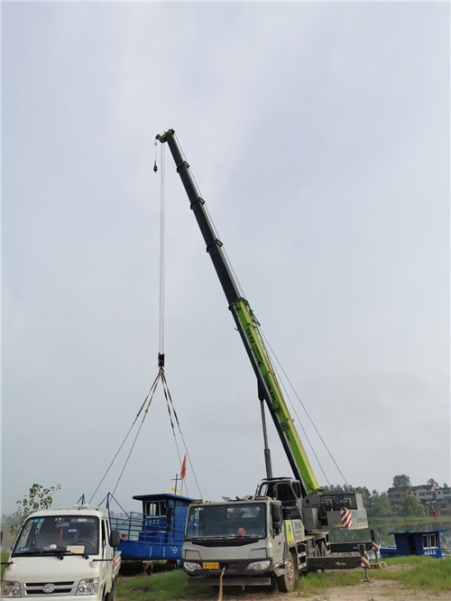 黄陂区桥梁建设吊装案例